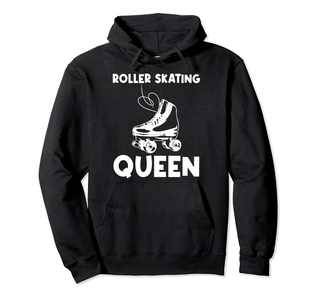 Roller Skating Mom Disco Derby Skates Hoodie - Fun Novelty Design Men Women - T-Shirt, Sweatshirt, Hoodie