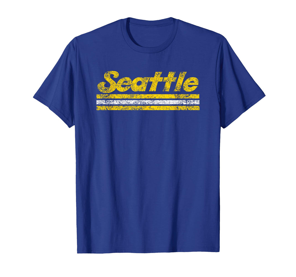 Seattle Washington Weathered Stripe T-Shirt - Trendy Graphic Men Women - T-Shirt, Sweatshirt, Hoodie