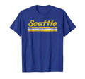 Seattle Washington Weathered Stripe T-Shirt - Trendy Graphic Men Women - T-Shirt, Sweatshirt, Hoodie