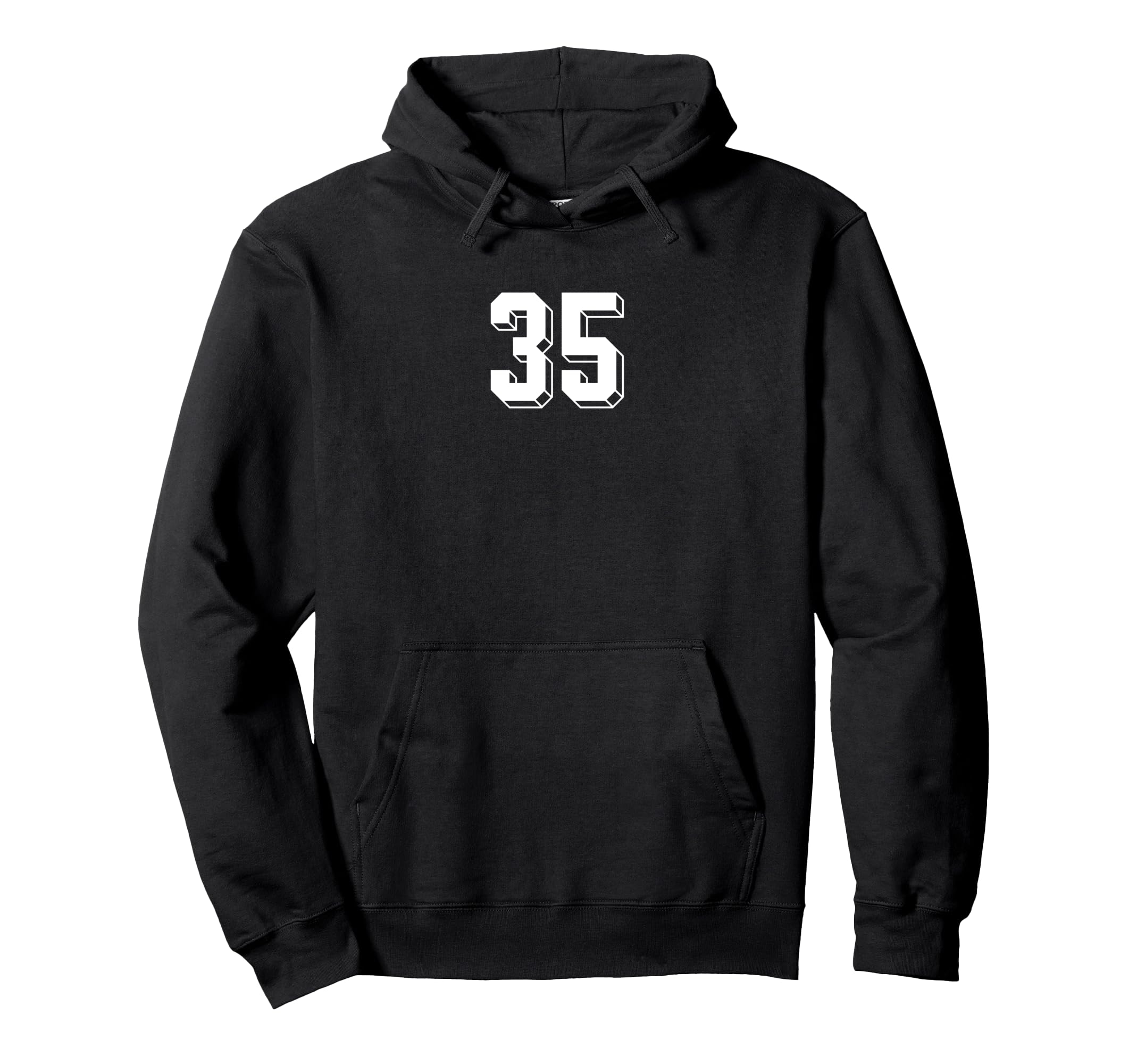 Number 35 80S 90S Soccer Team Hoodie - Casual Everyday Wear for Adults - T-Shirt, Sweatshirt, Hoodie