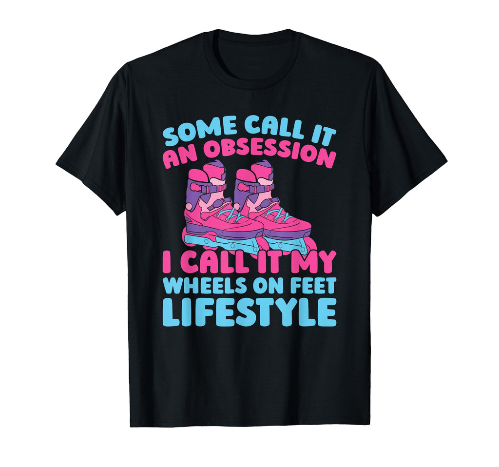 Skater Skates Roller Skating T-Shirt - Casual Everyday Wear for Adults - T-Shirt, Sweatshirt, Hoodie