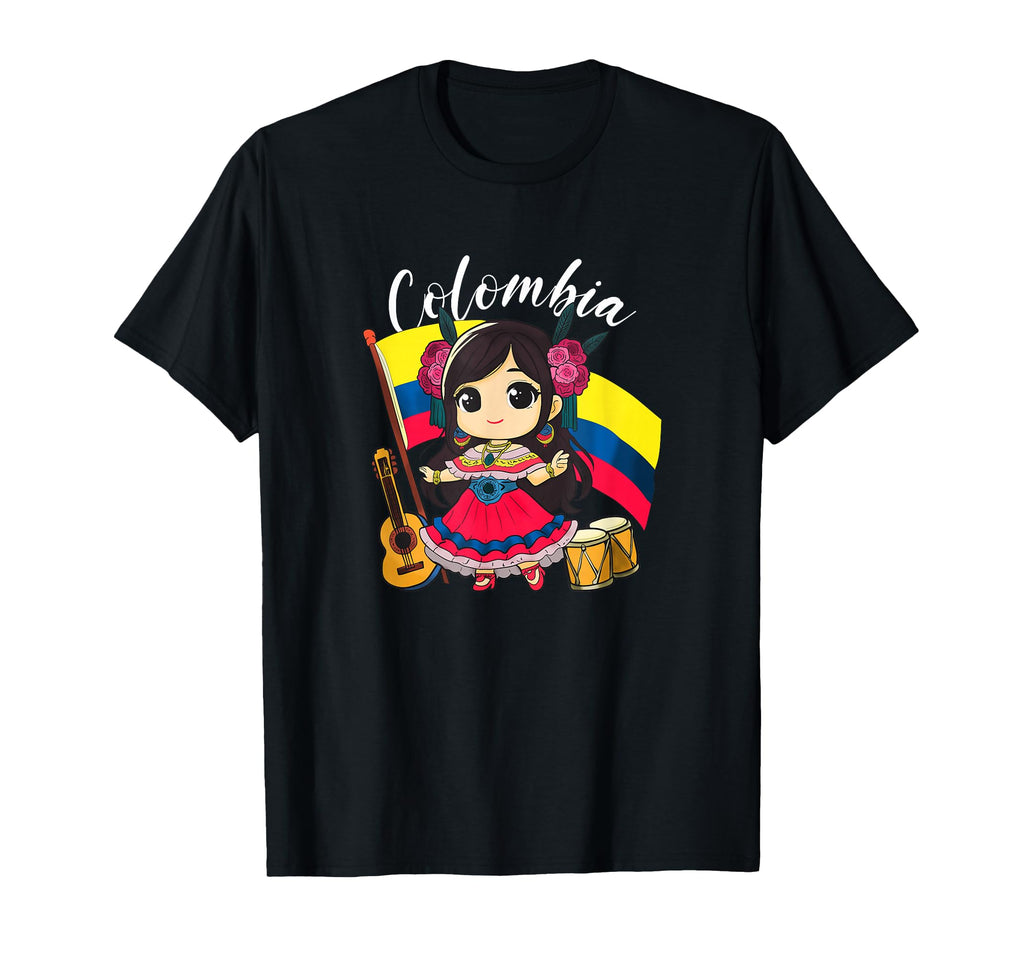 Colombia Colombian Flag Day Hispanic T-Shirt - Custom Art Print for Adults - T-Shirt, Sweatshirt, Hoodie
