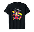 Colombia Colombian Flag Day Hispanic T-Shirt - Custom Art Print for Adults - T-Shirt, Sweatshirt, Hoodie