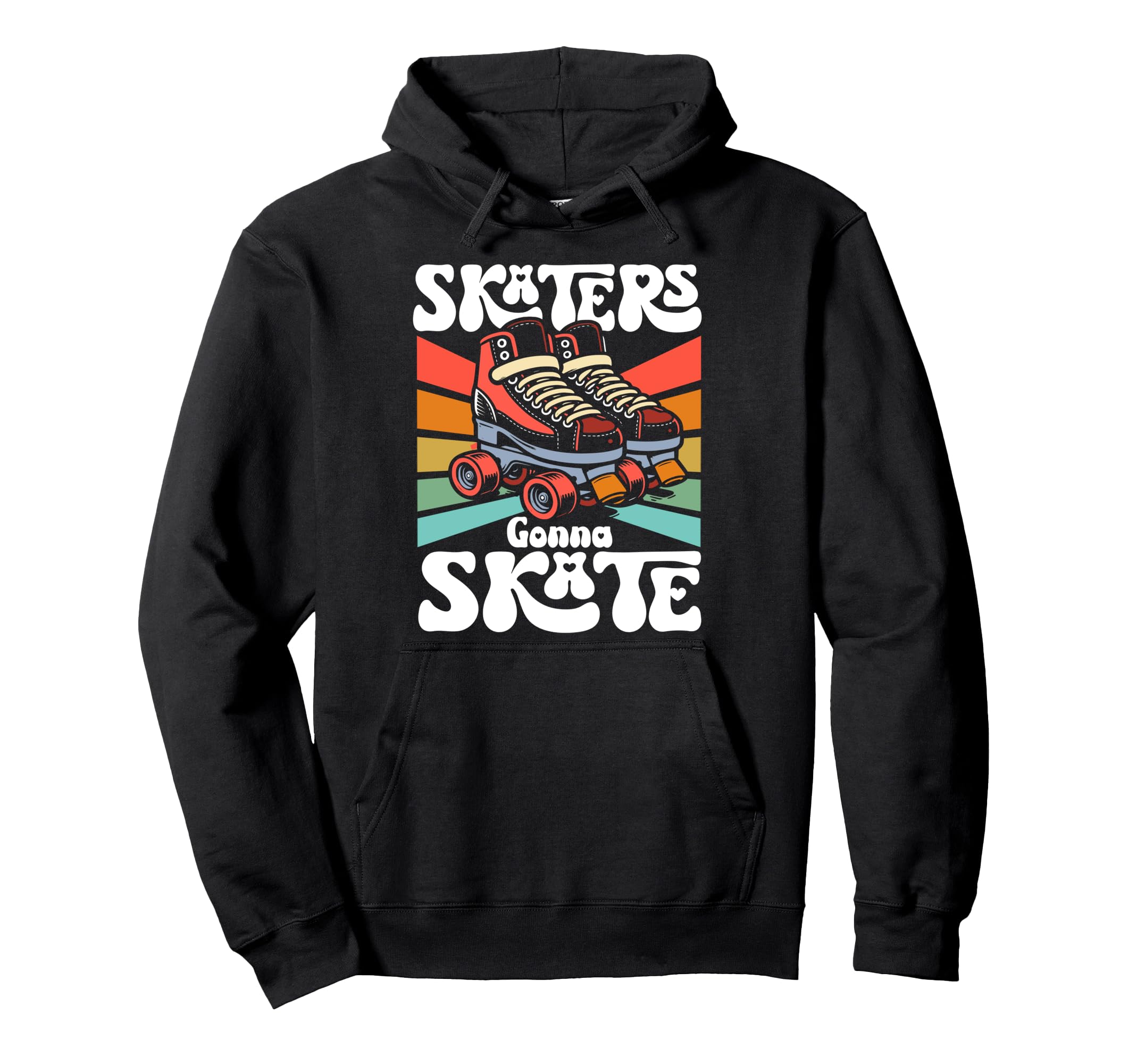 Roller Skating Skate 1970S Skaters Hoodie - Aesthetic Graphic for Adults - T-Shirt, Sweatshirt, Hoodie