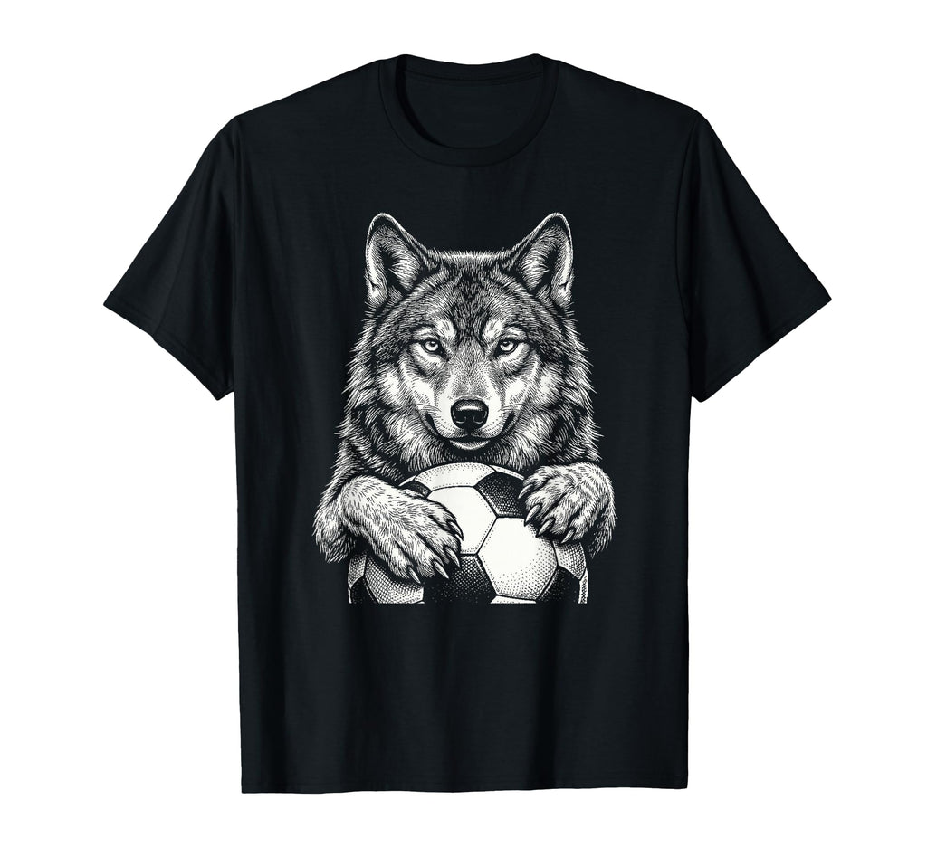 Fierce Holding Ball Fans Line Art T-Shirt - Fun Novelty Design for Adults - T-Shirt, Sweatshirt, Hoodie