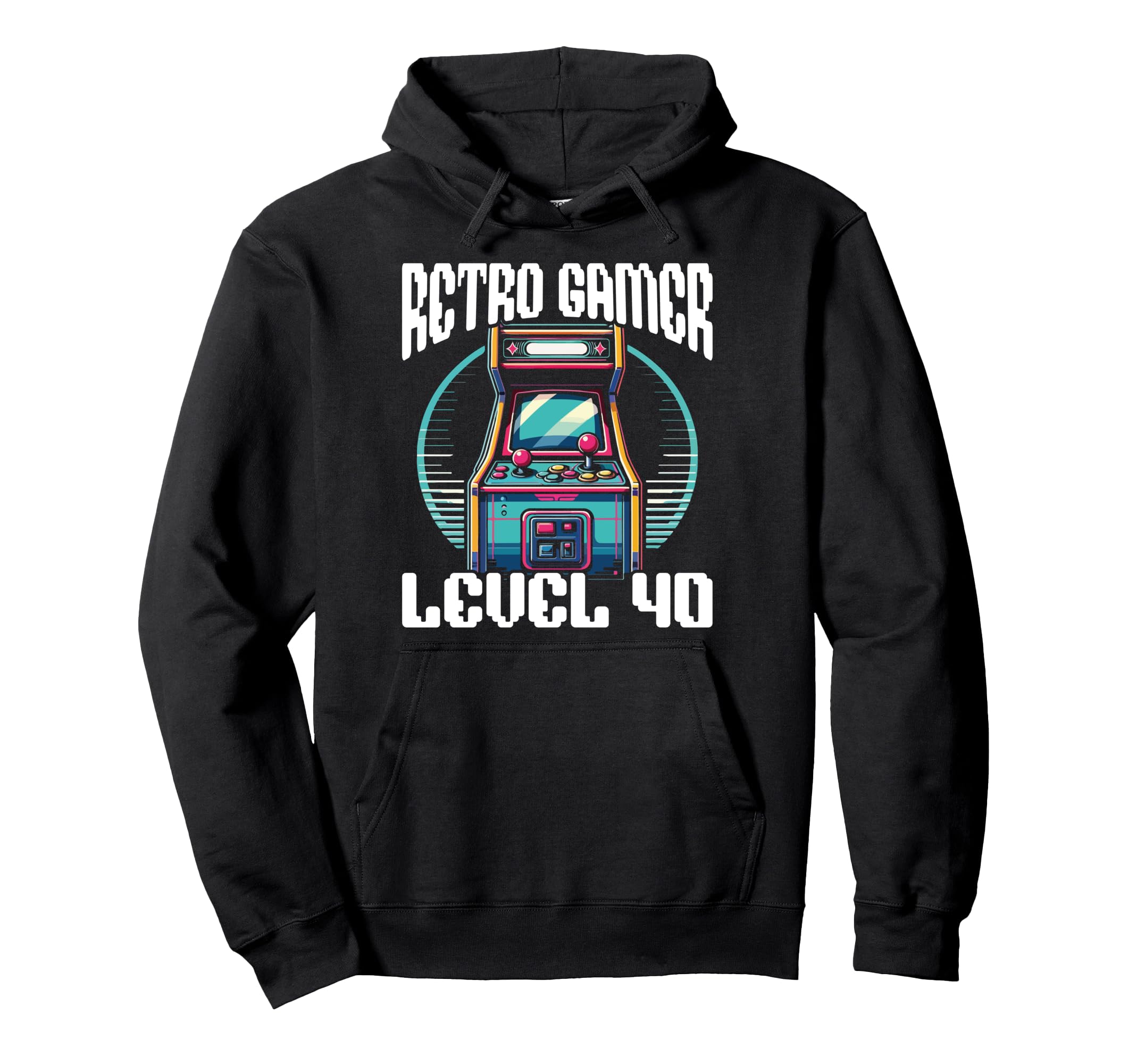 80S Arcade Nostalgia Pixel Art Video Games Hoodie - Graphic Print Men Women - T-Shirt, Sweatshirt, Hoodie