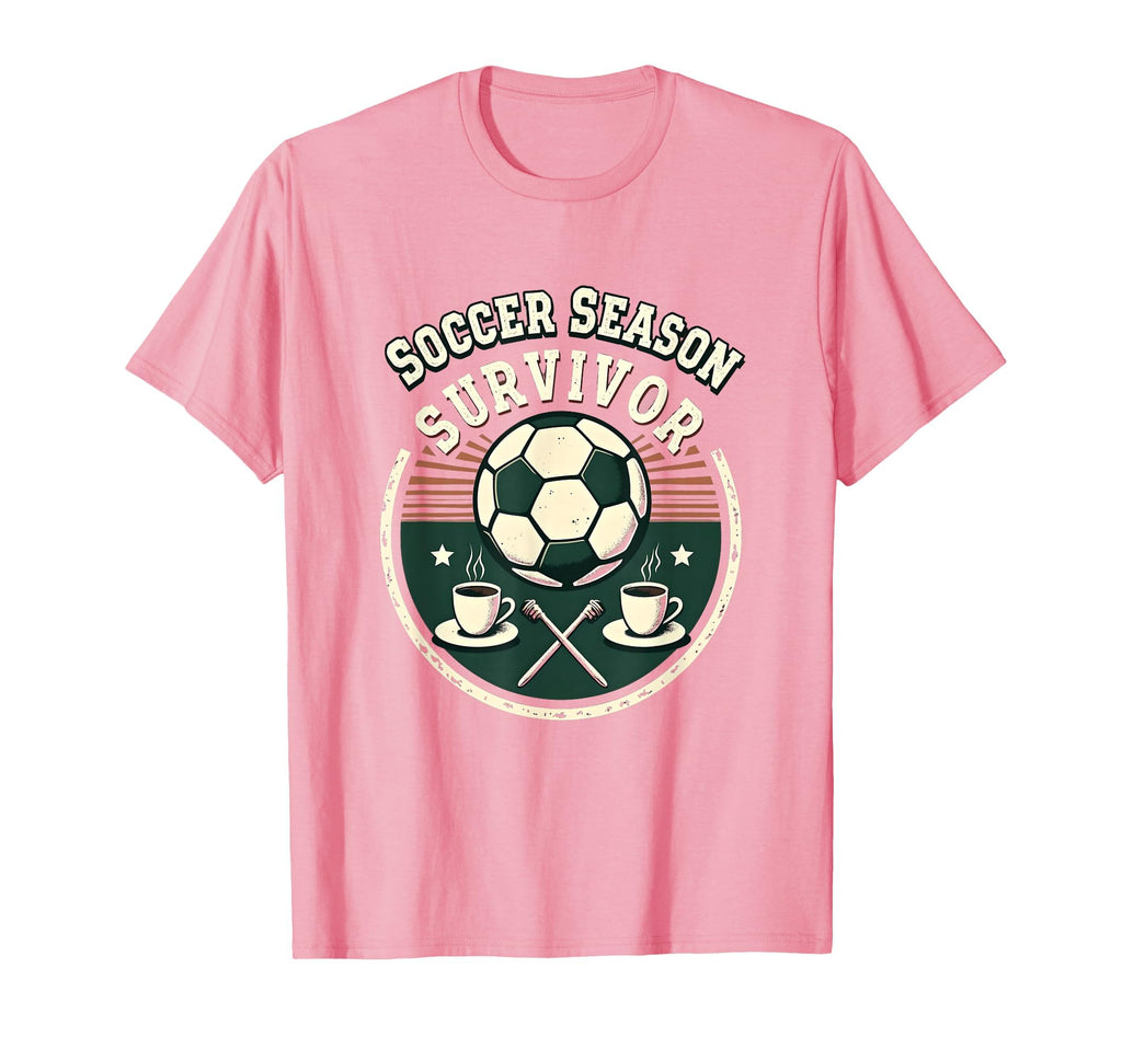 Soccer Season Survivor Funny Soccer Mom T-Shirt - Graphic Print Men Women - T-Shirt, Sweatshirt, Hoodie