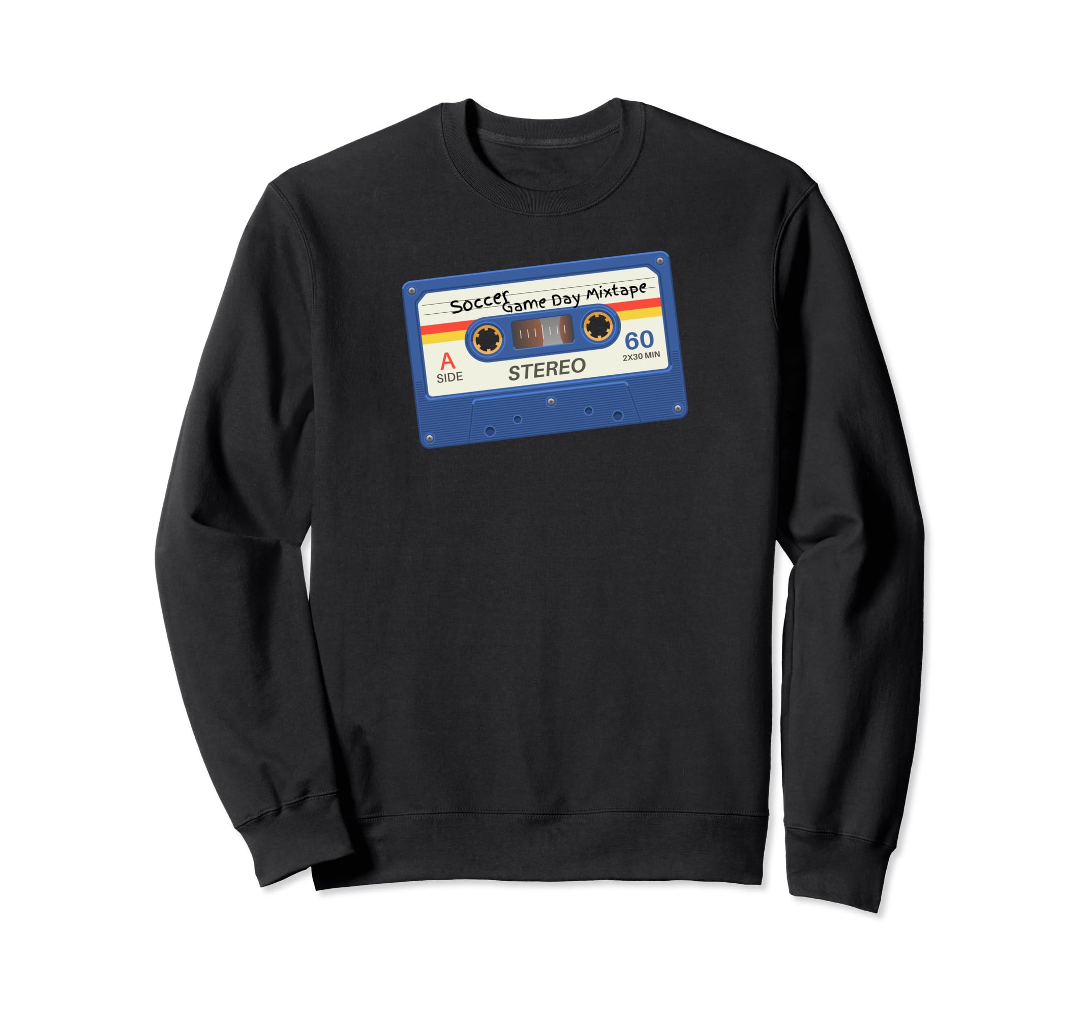 Soccer Game Day Mix Tape Sweatshirt - Novelty Apparel for Adults - T-Shirt, Sweatshirt, Hoodie