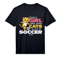 Just Who Loves Cats And Soccer Kitten T-Shirt - Custom Art Print Men Women - T-Shirt, Sweatshirt, Hoodie