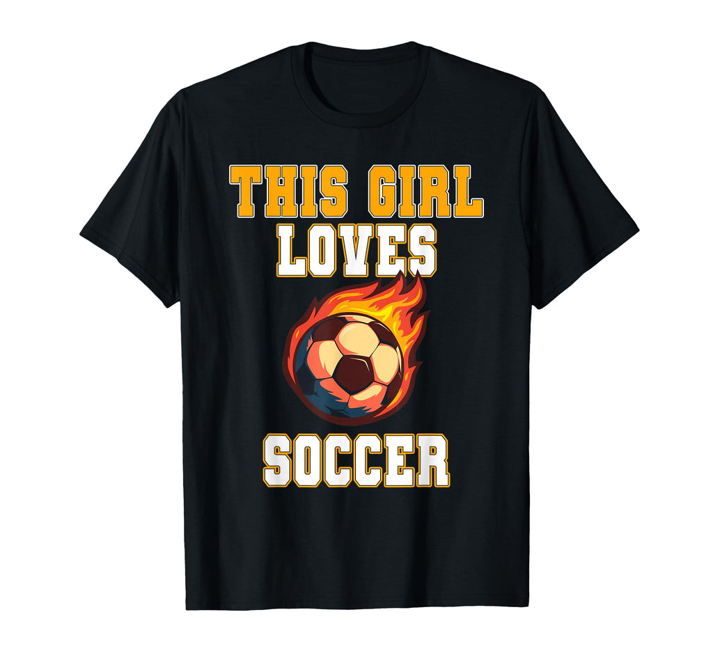 This Loves Soccer Game Day Female Soccer T-Shirt - Novelty Apparel Unisex - T-Shirt, Sweatshirt, Hoodie