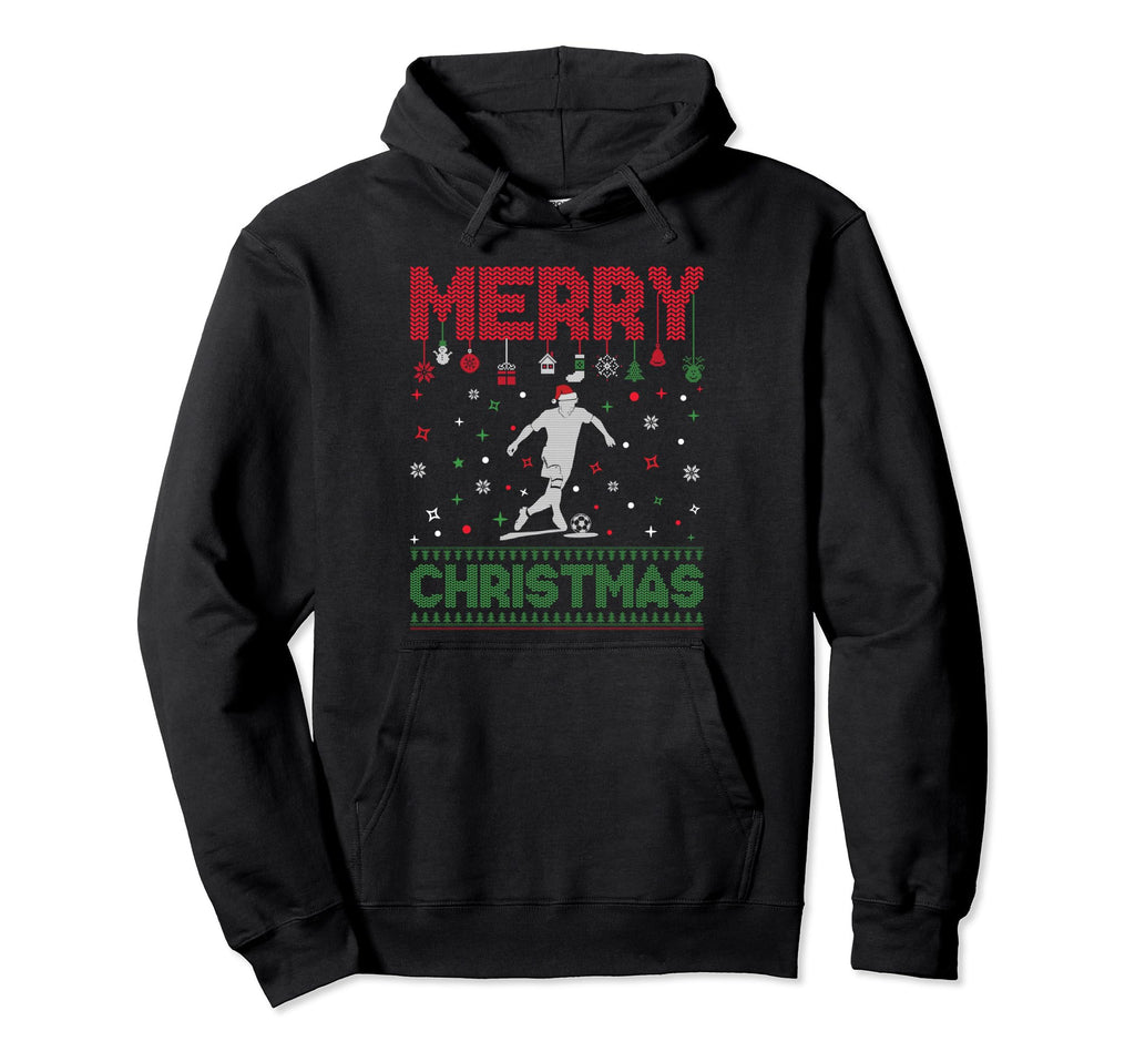 Ugly Holiday Funny Soccer Player Hoodie - Streetwear Style Unisex - T-Shirt, Sweatshirt, Hoodie