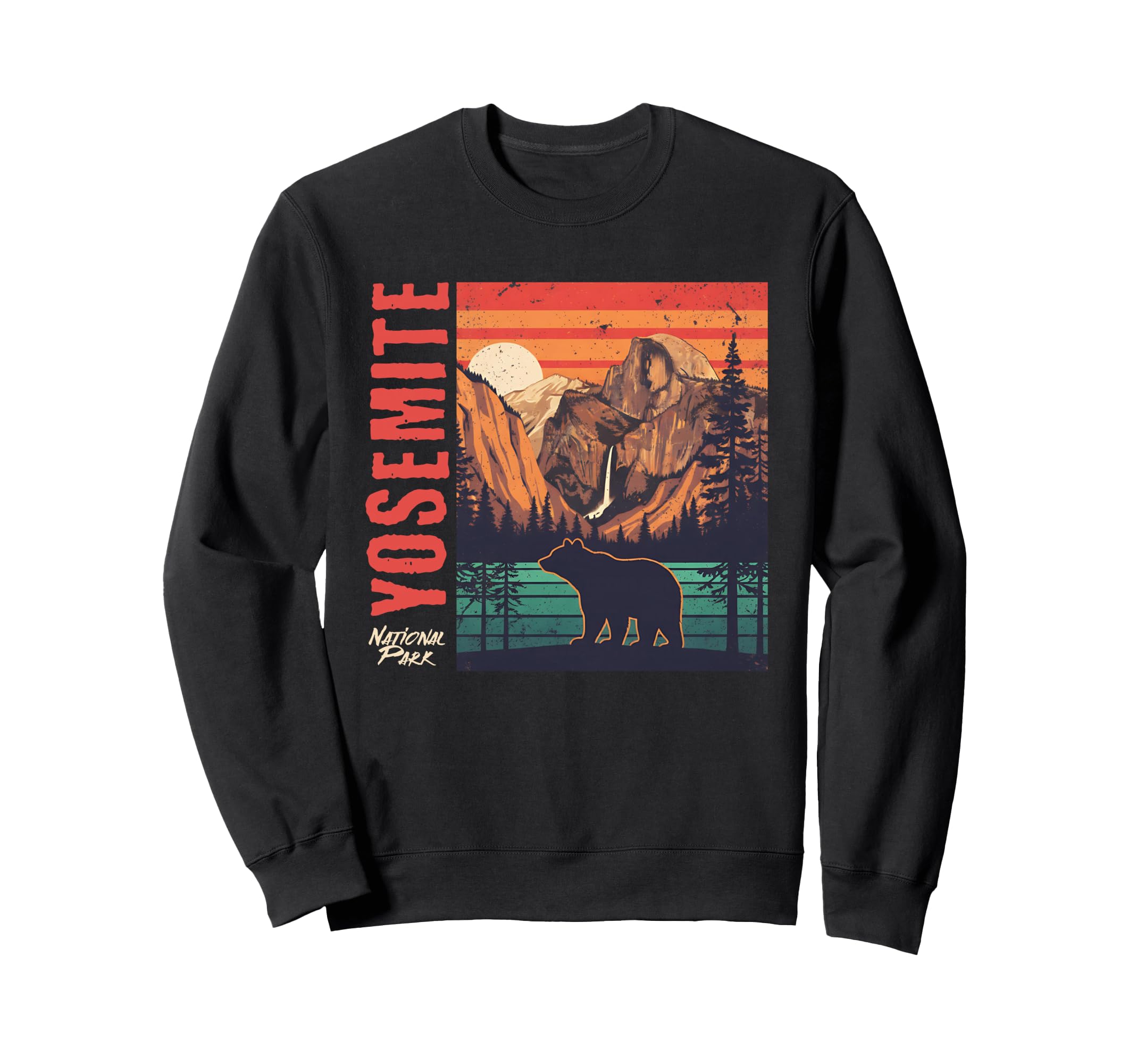 Yosemite National Park California Sweatshirt - Aesthetic Graphic Men Women - T-Shirt, Sweatshirt, Hoodie