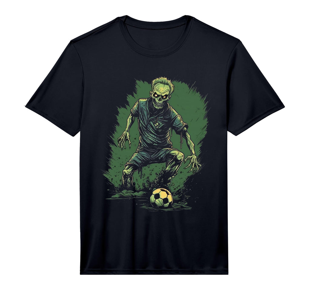 Zombie Soccer Player Halloween Costume T-Shirt - Graphic Print Men Women - T-Shirt, Sweatshirt, Hoodie