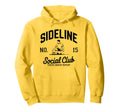 Sideline Social Club Soccer Mom Game Day Hoodie - Custom Art Print Unisex - T-Shirt, Sweatshirt, Hoodie