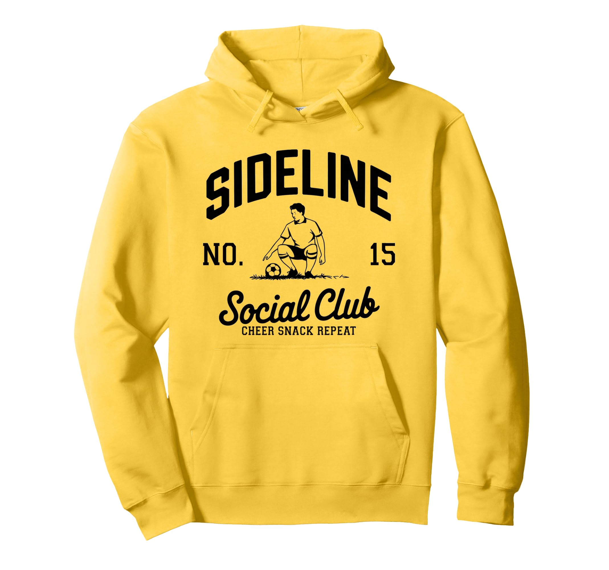 Sideline Social Club Soccer Mom Game Day Hoodie - Custom Art Print Unisex - T-Shirt, Sweatshirt, Hoodie