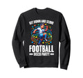 Get Down And Score Disco Football Sweatshirt - Aesthetic Graphic Men Women - T-Shirt, Sweatshirt, Hoodie