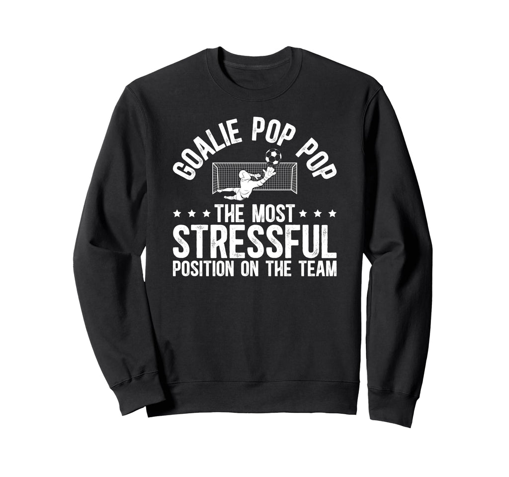 Soccer Goalie Pop Pop Definition Sweatshirt - Minimalist Print for Adults - T-Shirt, Sweatshirt, Hoodie