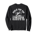 Soccer Goalie Pop Pop Definition Sweatshirt - Minimalist Print for Adults - T-Shirt, Sweatshirt, Hoodie