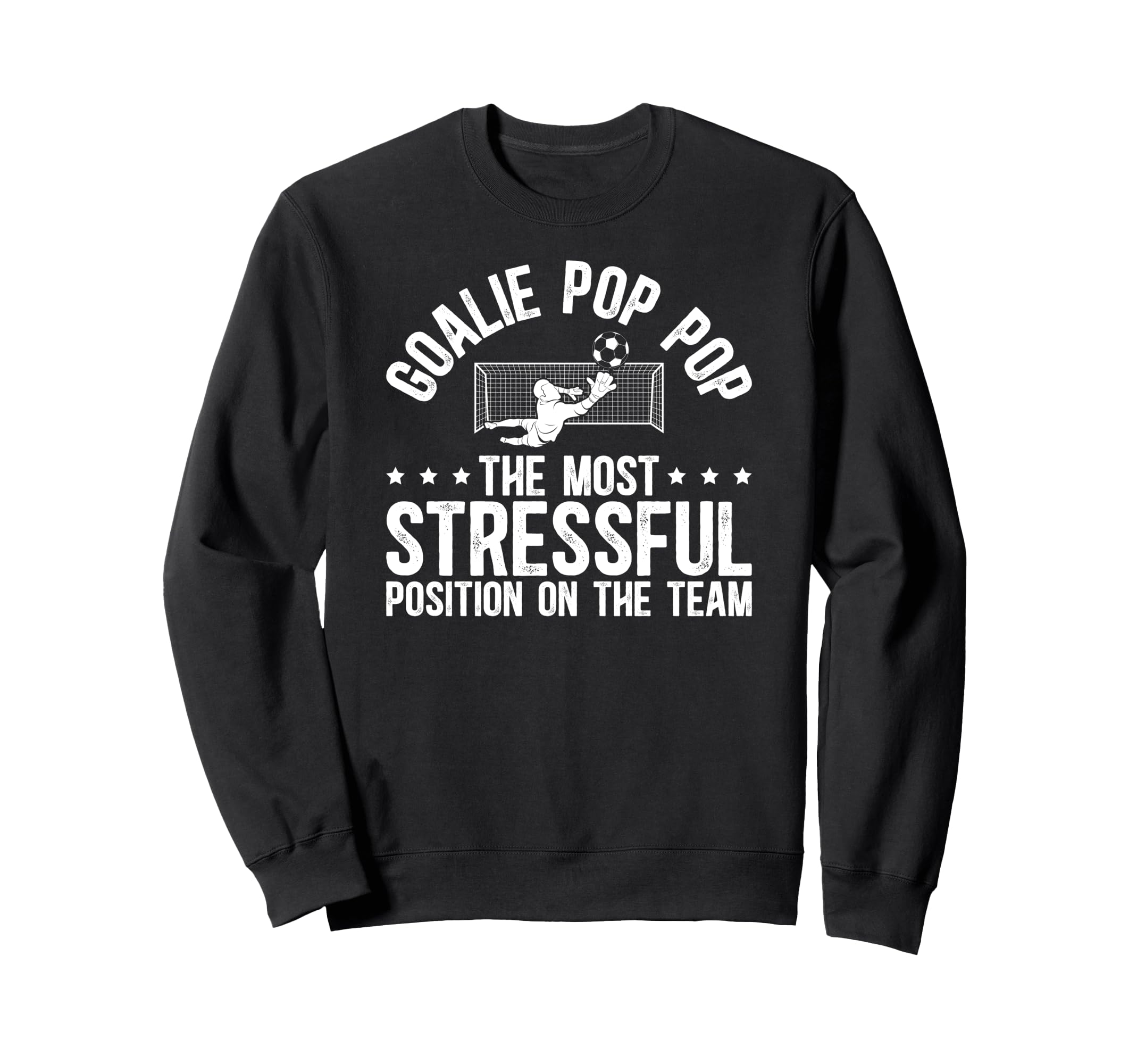 Soccer Goalie Pop Pop Definition Sweatshirt - Minimalist Print for Adults - T-Shirt, Sweatshirt, Hoodie