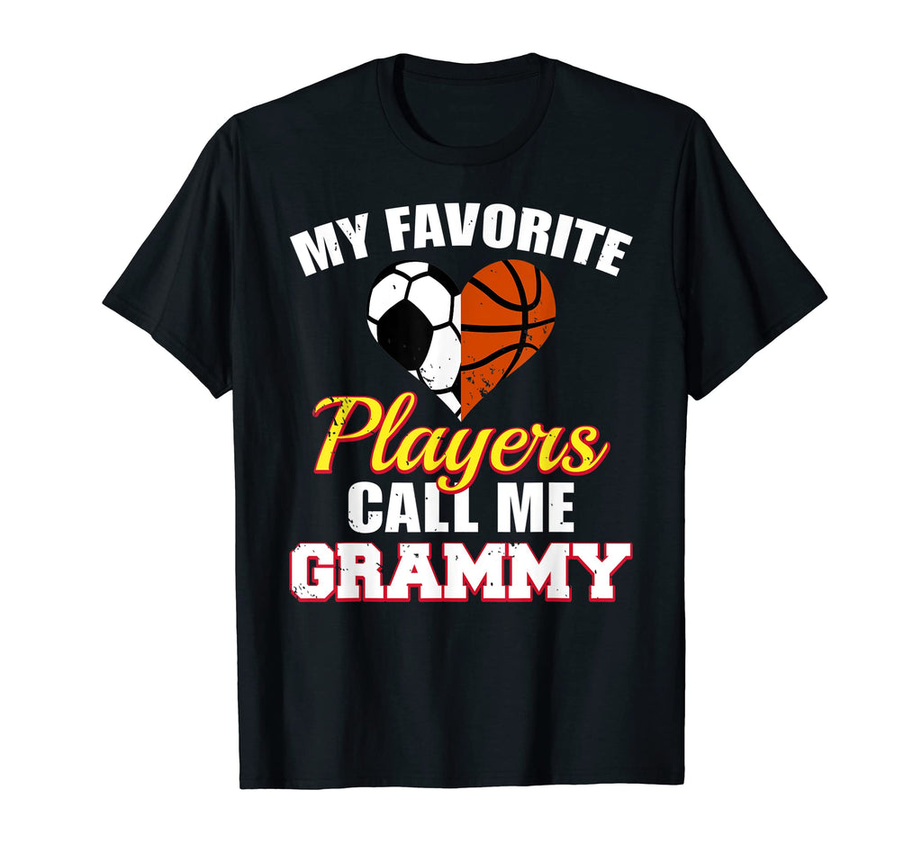 My Favorite Players Call Me Grammy T-Shirt - Graphic Print Men Women - T-Shirt, Sweatshirt, Hoodie
