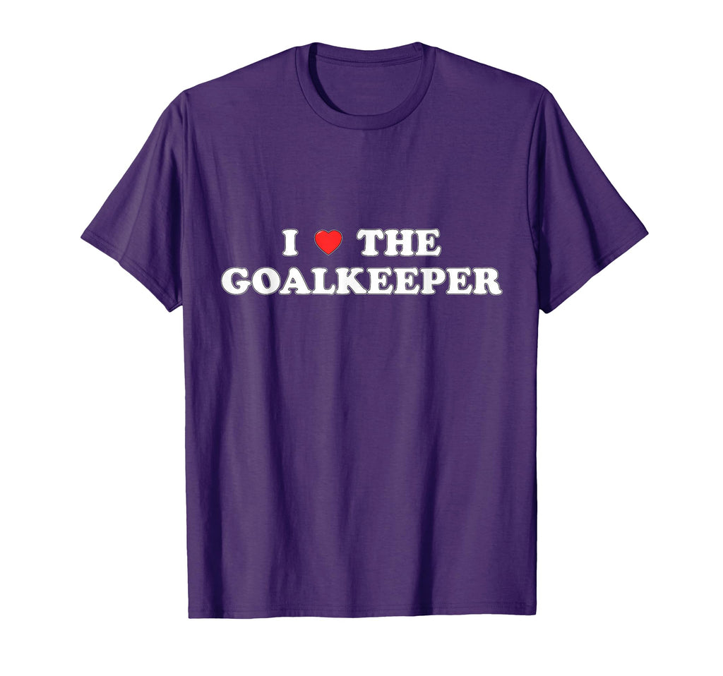 I Love Goalkeeper Heart Soccer T-Shirt - Custom Art Print for Adults - T-Shirt, Sweatshirt, Hoodie