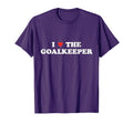 I Love Goalkeeper Heart Soccer T-Shirt - Custom Art Print for Adults - T-Shirt, Sweatshirt, Hoodie