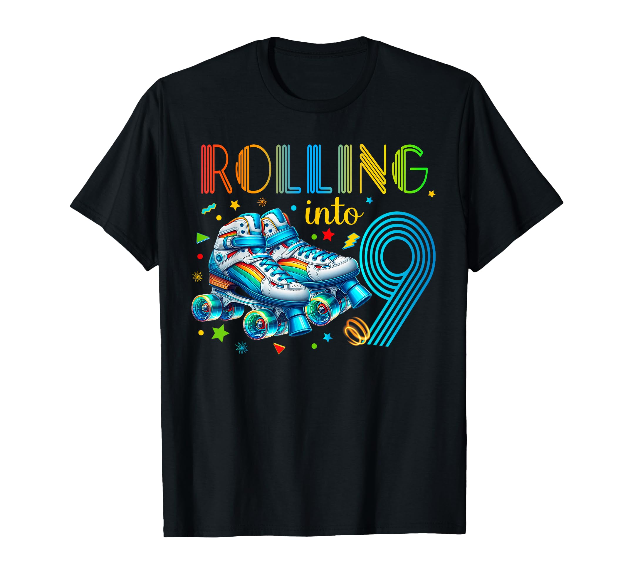 Roller Skates Birthday Party T-Shirt - Fun Novelty Design for Adults - T-Shirt, Sweatshirt, Hoodie
