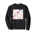 Watercolor Floral Pattern Sweatshirt - Custom Art Print for Adults - T-Shirt, Sweatshirt, Hoodie