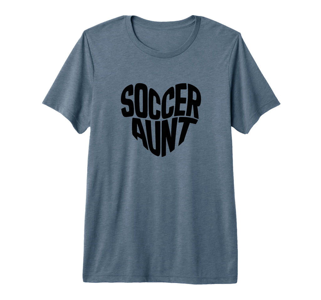 Soccer Aunt Proud Soccer Auntie T-Shirt - Minimalist Print for Adults - T-Shirt, Sweatshirt, Hoodie