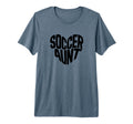 Soccer Aunt Proud Soccer Auntie T-Shirt - Minimalist Print for Adults - T-Shirt, Sweatshirt, Hoodie