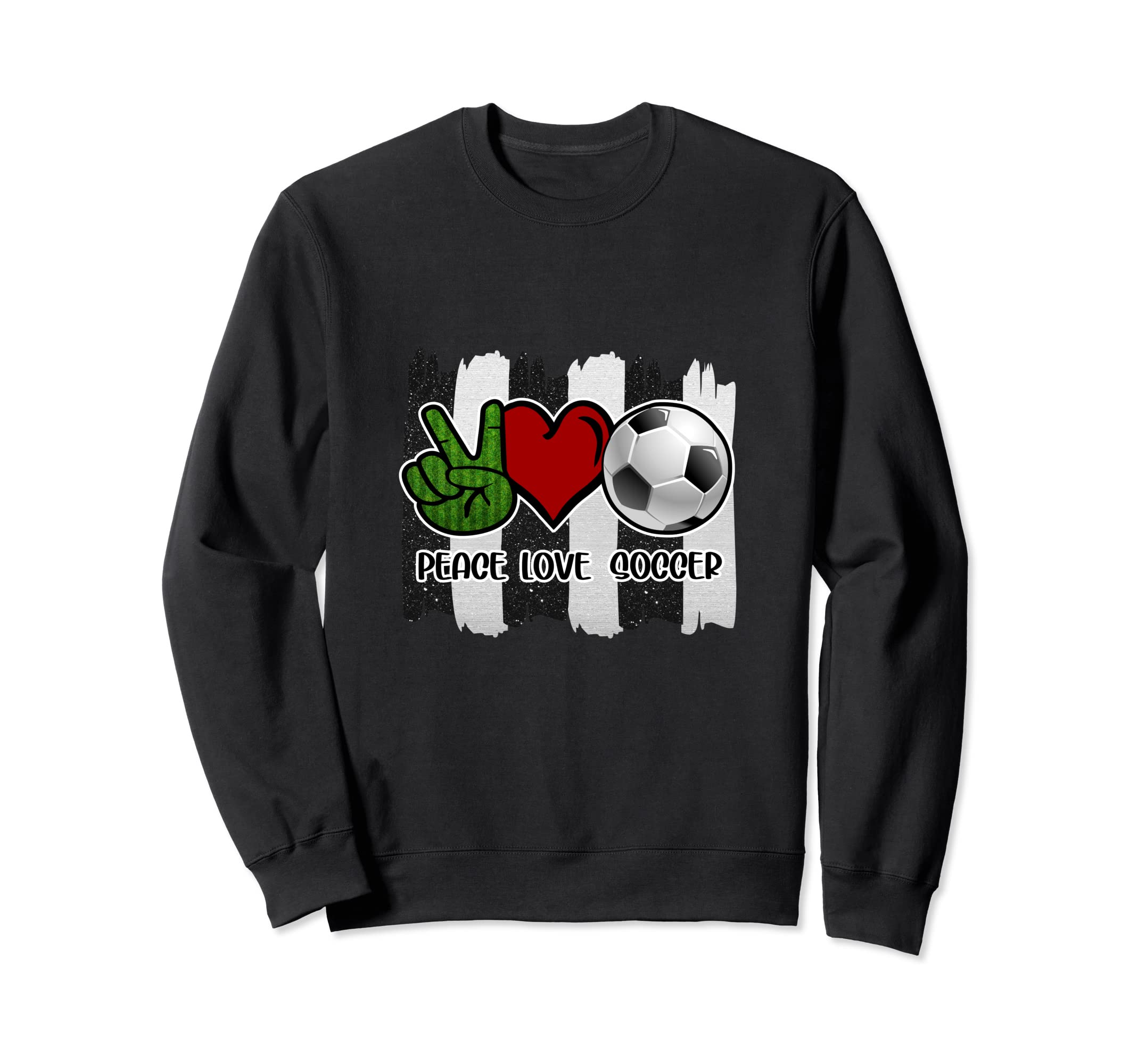 Love Soccer Sports Players Coaches Sweatshirt - Trendy Graphic for Adults - T-Shirt, Sweatshirt, Hoodie