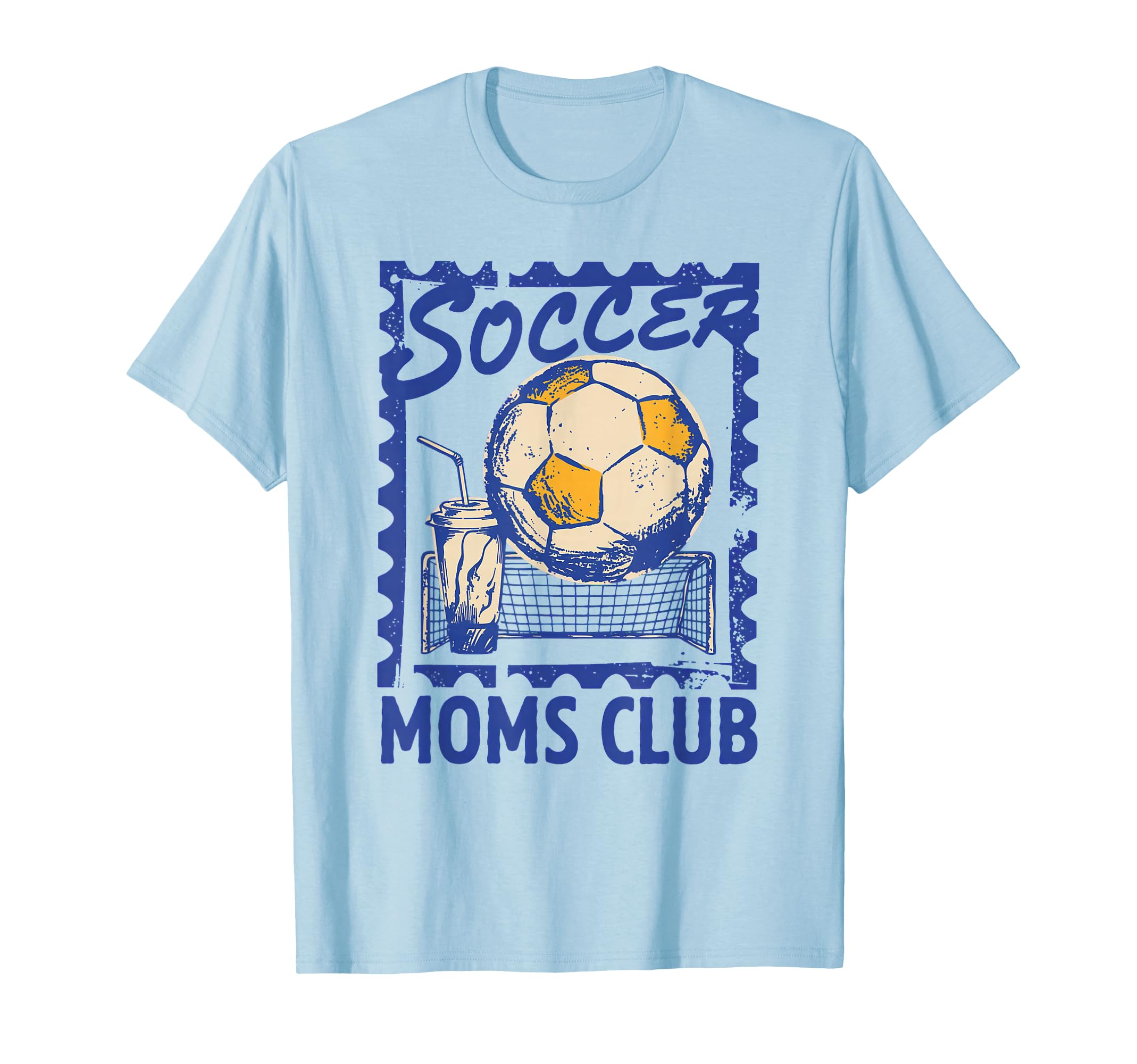 Soccer Football Moms Club Funny Sports T-Shirt - Fun Novelty Design Unisex - T-Shirt, Sweatshirt, Hoodie