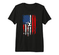 Soccer Distressed American Flag Soccer T-Shirt - Novelty Apparel Unisex - T-Shirt, Sweatshirt, Hoodie