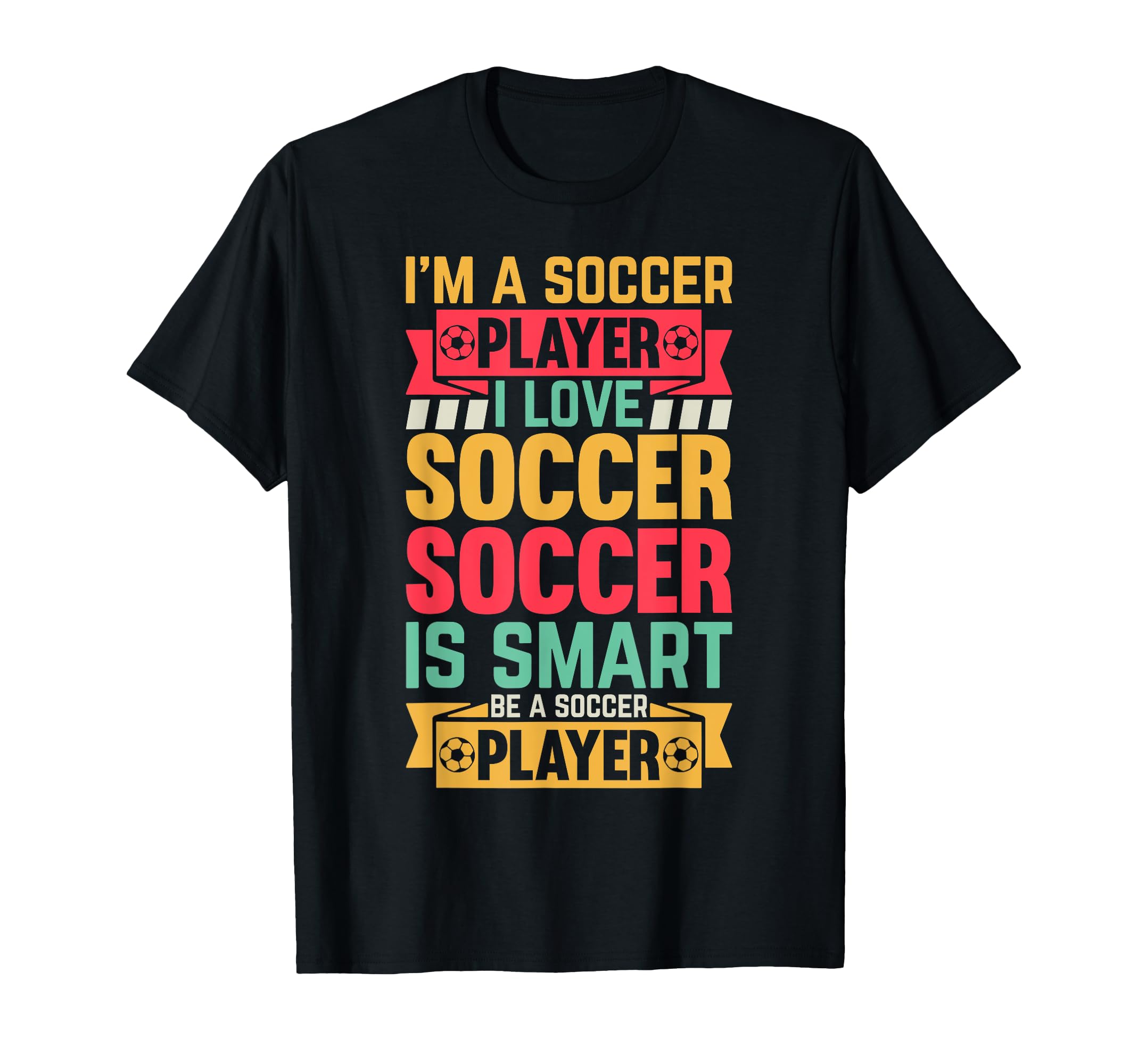 Soccer Lover Im Soccer Player T-Shirt - Minimalist Print for Adults - T-Shirt, Sweatshirt, Hoodie