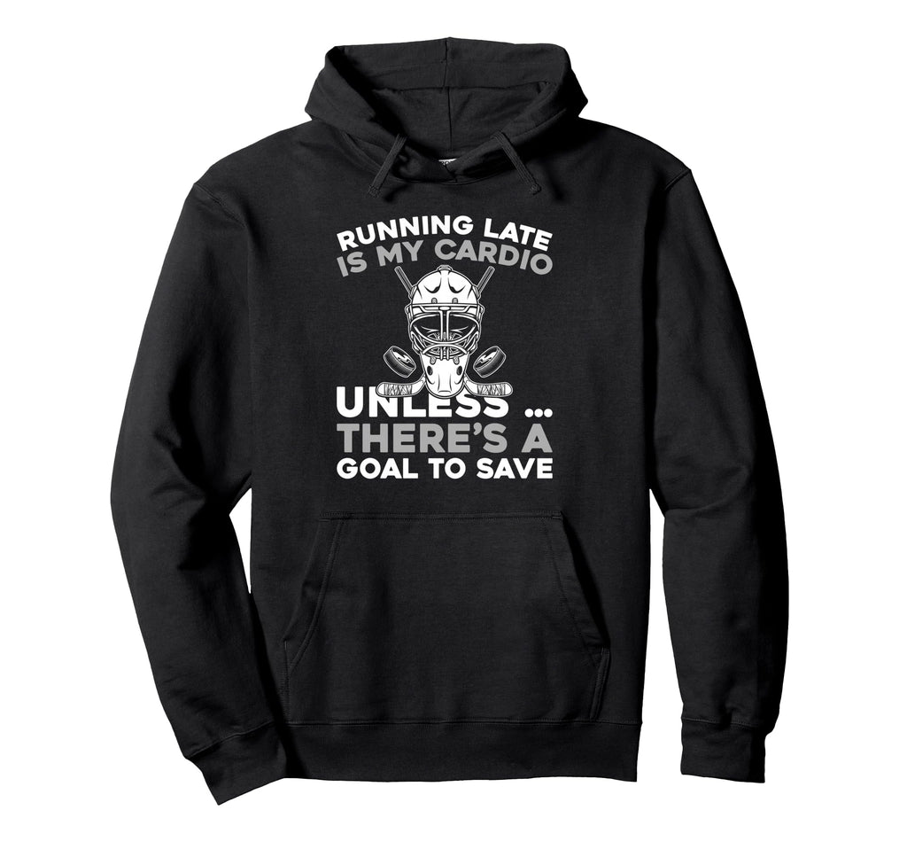 Hockey Goalkeeper Ice Hockey Goalie Hoodie - Fun Novelty Design for Adults - T-Shirt, Sweatshirt, Hoodie