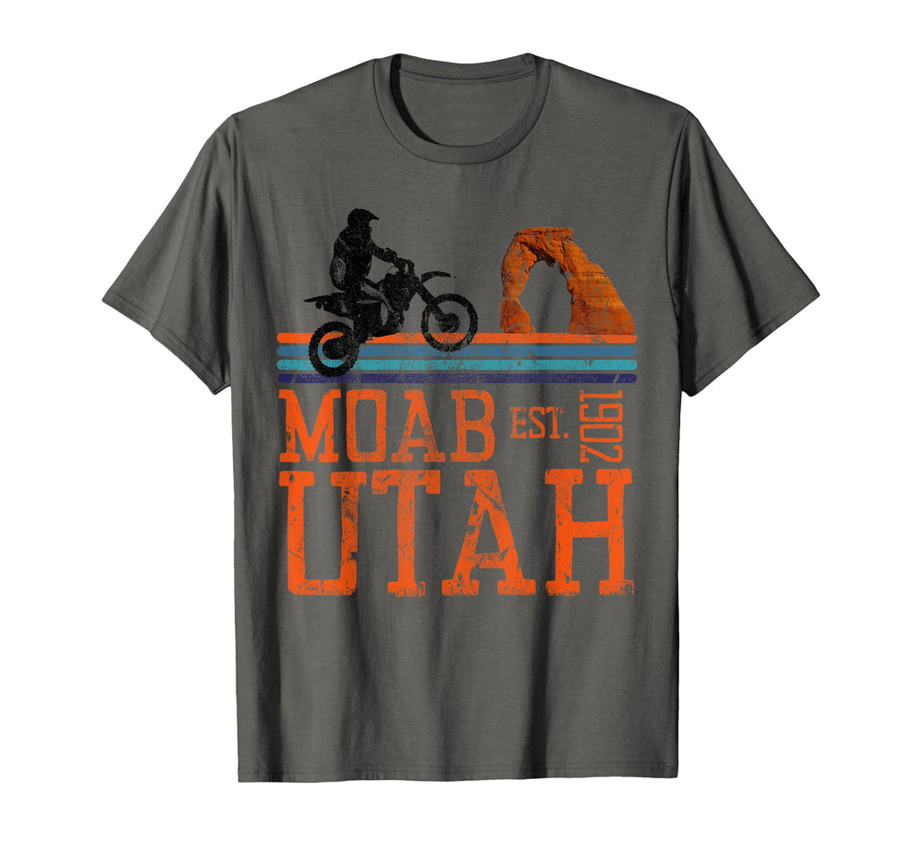 Moab Utah Arches Desert Off Road Dirt T-Shirt - Minimalist Print Men Women - T-Shirt, Sweatshirt, Hoodie