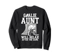Funny Hockey Goalie Aunt Ice Sweatshirt - Fun Novelty Design for Adults - T-Shirt, Sweatshirt, Hoodie