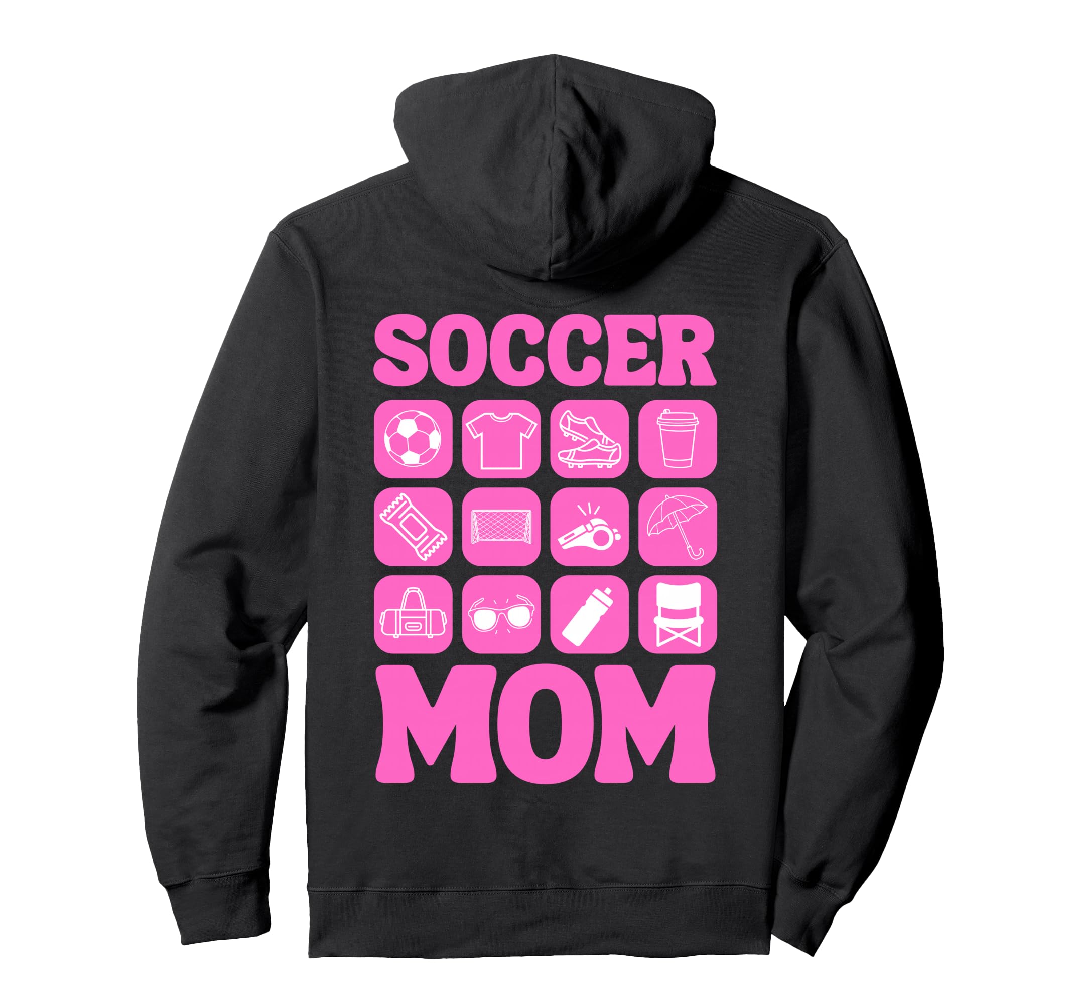 Soccer Mom Icons Soccer Hoodie - Aesthetic Graphic Unisex - T-Shirt, Sweatshirt, Hoodie