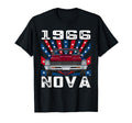 1966 66 Nova Silhouette Muscle Car T-Shirt - Fun Novelty Design for Adults - T-Shirt, Sweatshirt, Hoodie