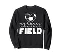 My Heart Is That Field Soccer Mom Sweatshirt - Graphic Print for Adults - T-Shirt, Sweatshirt, Hoodie
