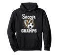 Soccer Gramps Leopard Heart Matching Hoodie - Fun Novelty Design Men Women - T-Shirt, Sweatshirt, Hoodie