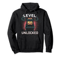 Level 50 Unlocked Video Game 50Th Hoodie - Streetwear Style Men Women - T-Shirt, Sweatshirt, Hoodie