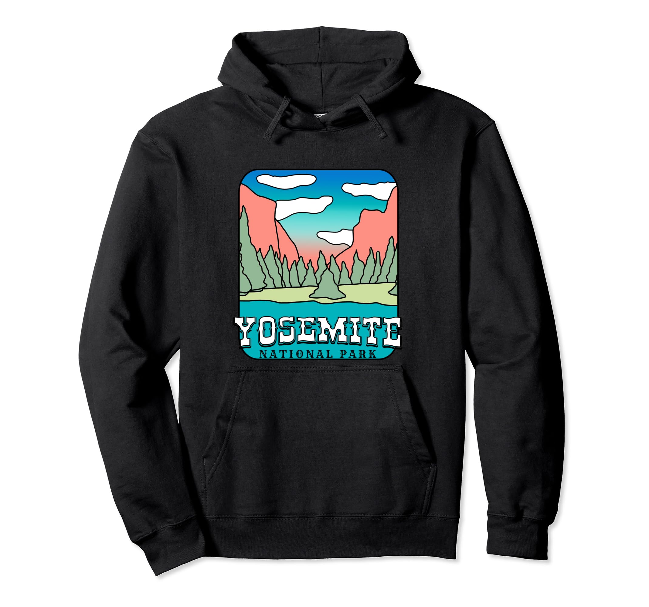Yosemite National Park Souvenir Hoodie - Casual Everyday Wear for Adults - T-Shirt, Sweatshirt, Hoodie
