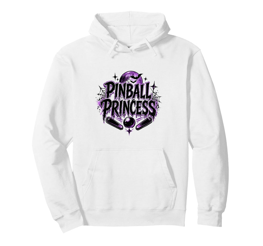 Pinball Princess Machines Funny Hoodie - Fun Novelty Design for Adults - T-Shirt, Sweatshirt, Hoodie