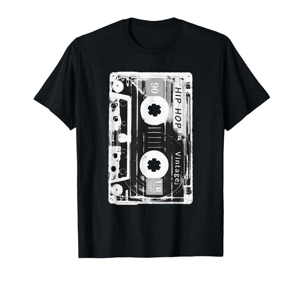Cassette Tape Hip Hop Music 80S 90S T-Shirt - Novelty Apparel for Adults - T-Shirt, Sweatshirt, Hoodie
