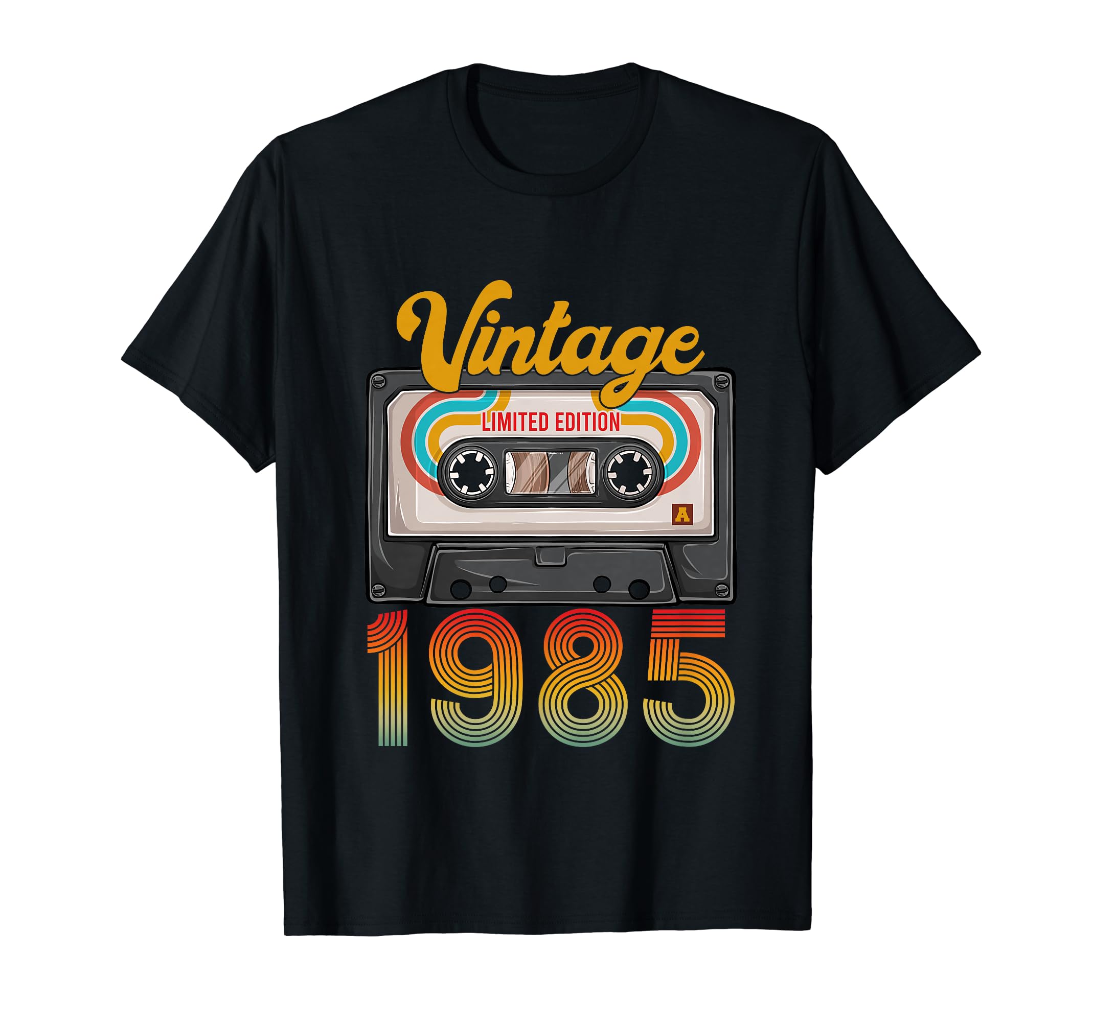 Made 1985 40Th Birthday Cassette Tape T-Shirt - Trendy Graphic Men Women - T-Shirt, Sweatshirt, Hoodie