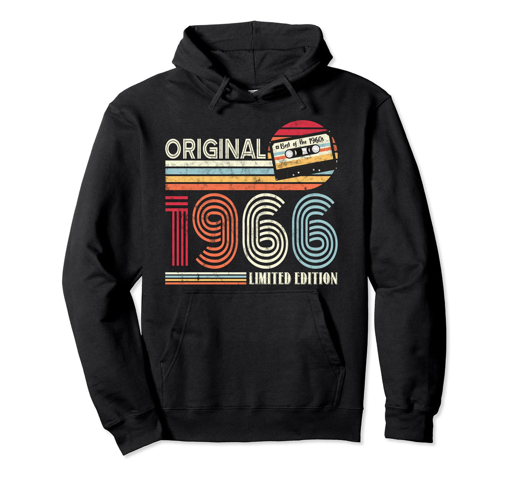 Original 1966 Birthday Guitar Hoodie - Novelty Apparel for Adults - T-Shirt, Sweatshirt, Hoodie