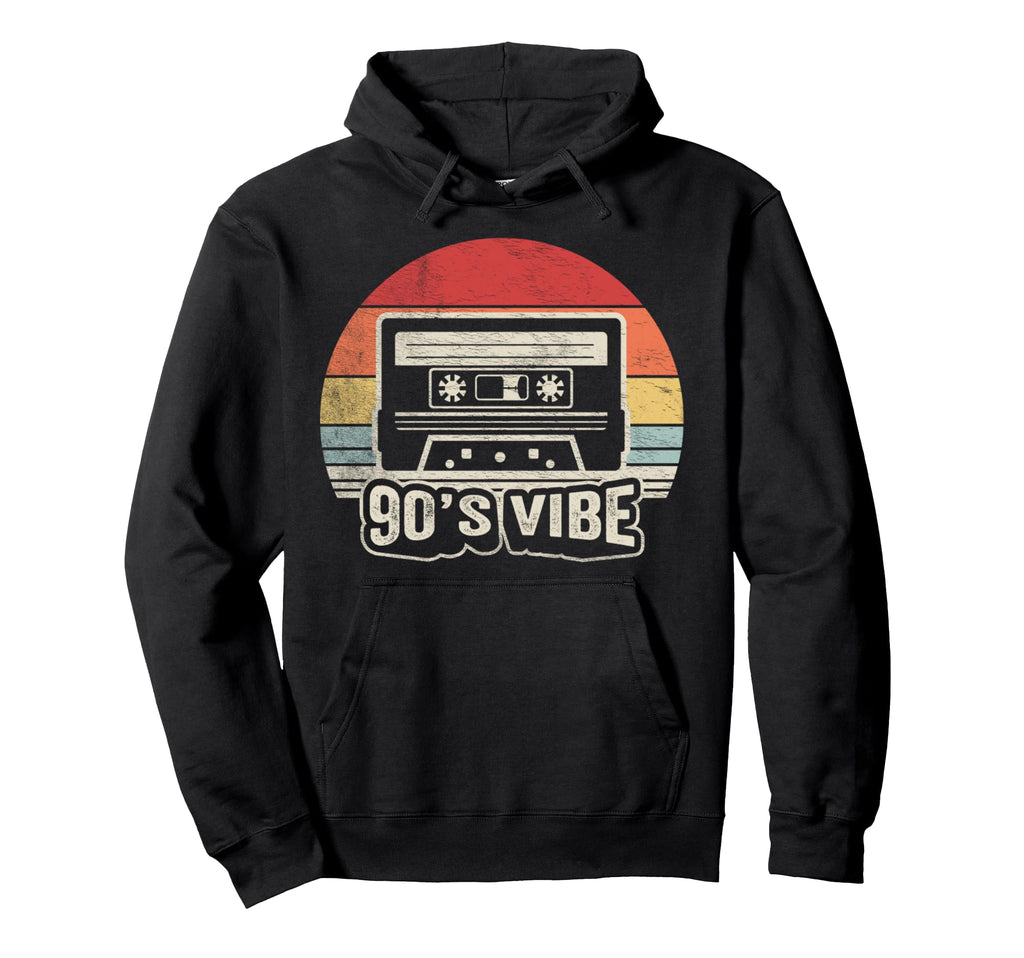 90S Vibe Cassette Tape Nostalgia Throwback Hoodie - Unique Graphic Unisex - T-Shirt, Sweatshirt, Hoodie