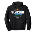 Glacier National Park Montana Usa Hoodie - Custom Art Print for Adults - T-Shirt, Sweatshirt, Hoodie