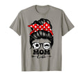 Mom Life Messy Bun Hair Funny Swim T-Shirt - Novelty Apparel Men Women - T-Shirt, Sweatshirt, Hoodie